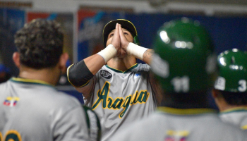 Alfredo Gonzalez cuadrangular con samanes de aragua